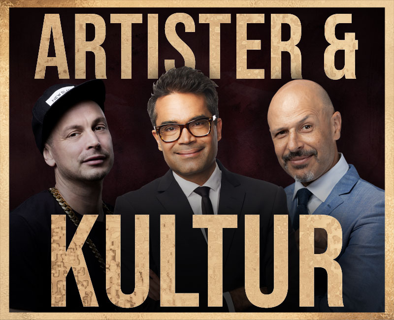 loungepoddens kategoribild för framgångsrika artister och komiker som petter, david batra, jasmine kara och maz jobrani