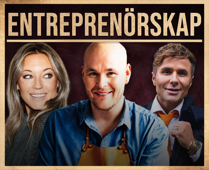 loungepoddens avsnitt med Sveriges mest framgångsrika entreprenörer som Johan Jureskog, Nicole Nordin, sigge Bilajbegovic, Michaela Forni, Tara Derakshan från Sniph och andra inom entrenörskap